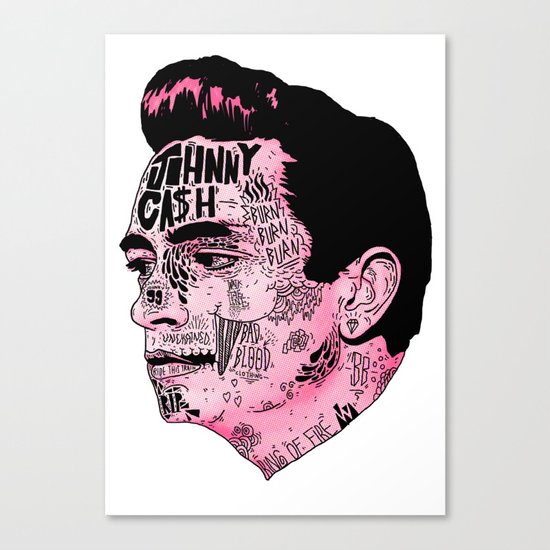 Johnny Cash Canvas Print