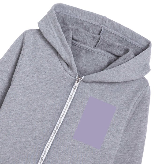 In Ecstasy Pastel Purple Solid Color Pairs To Sherwin Williams Forever Lilac SW 9067 Kids Zip Hoodie