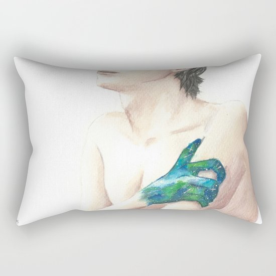 Nebula of Fears Rectangular Pillow
