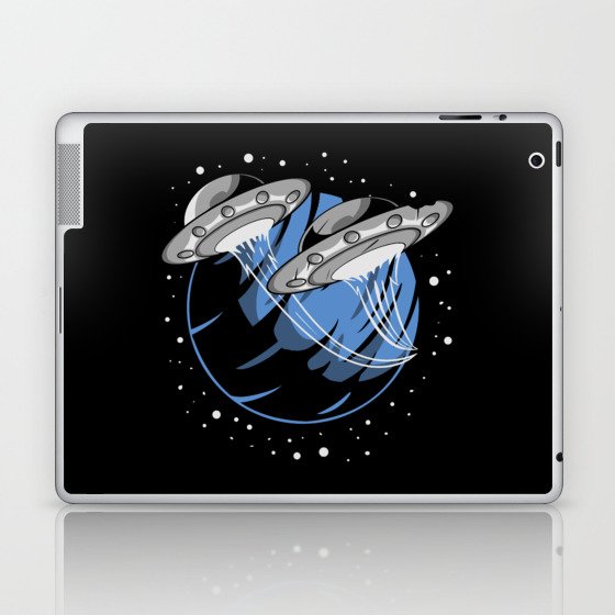 Universe UFO Flying Saucers Laptop & iPad Skin