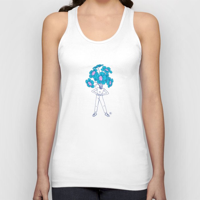 spring distractions blue Tank Top