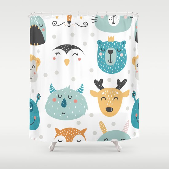 Baby Animals Fantasy And Woodland Creatures Pattern Shower