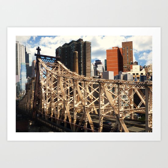 From the Tram - New York Art Print