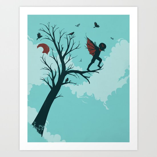 Moments Before Takeoff Art Print