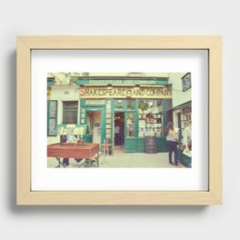 Unfocused Paris Nº 5 | Shakespeare and Co. bookshop | Out of focus photography Recessed Framed Print