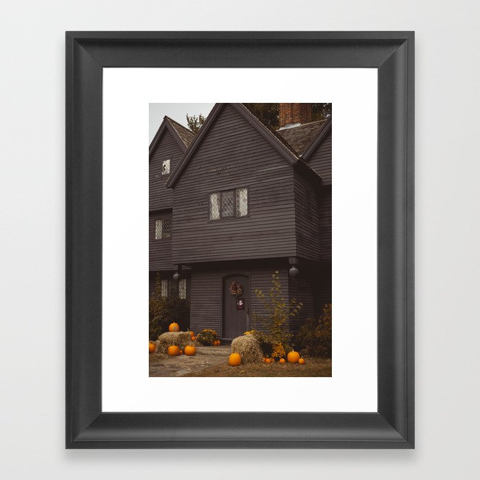 The Witch House - Salem, MA Framed Art Print