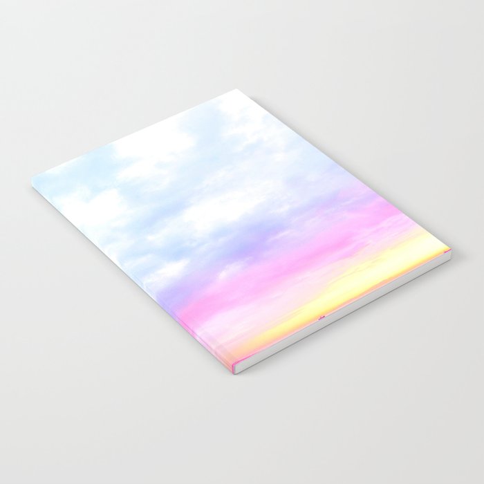 Sunset Blue And Pink Sky Notebook