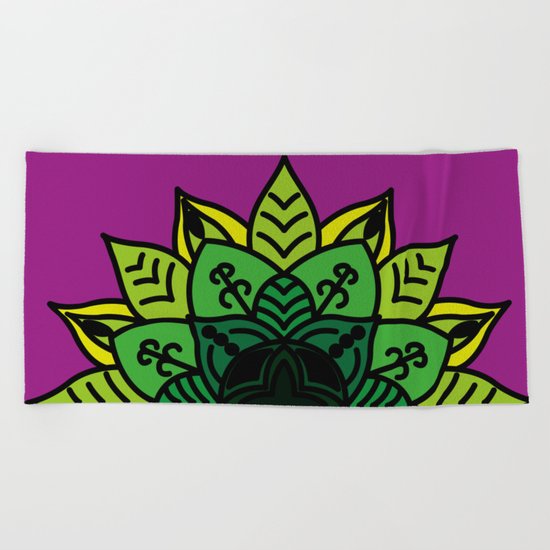 Mandala Beach Towel