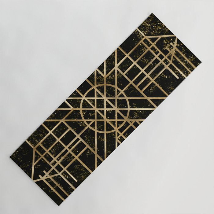 Art Deco design - velvet geo V Yoga Mat