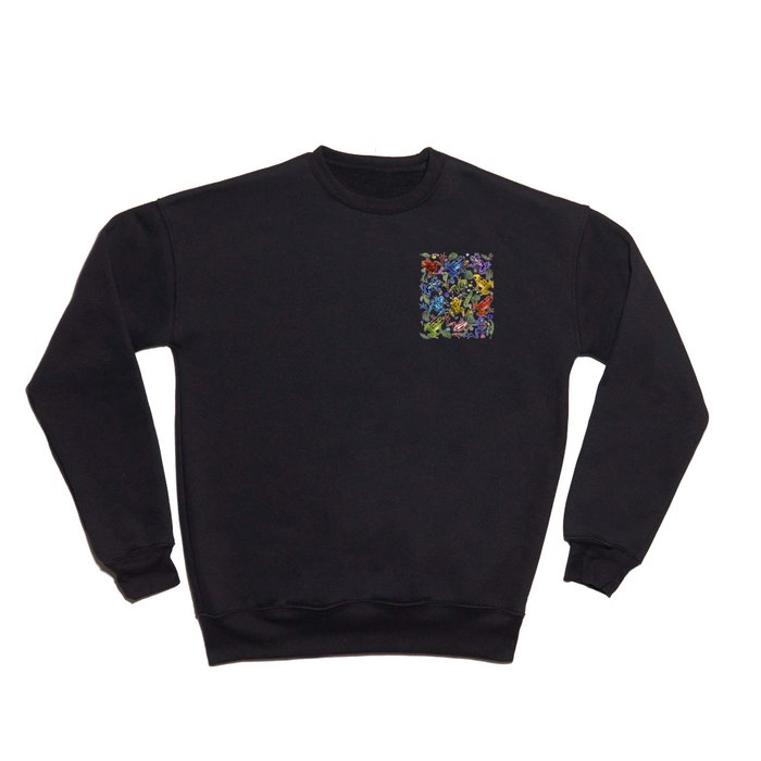 Colorful Poison Frog Crewneck Sweatshirt