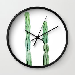 Mexican Cacti Dream #2 #tropical #wall #art #society6 Wall Clock