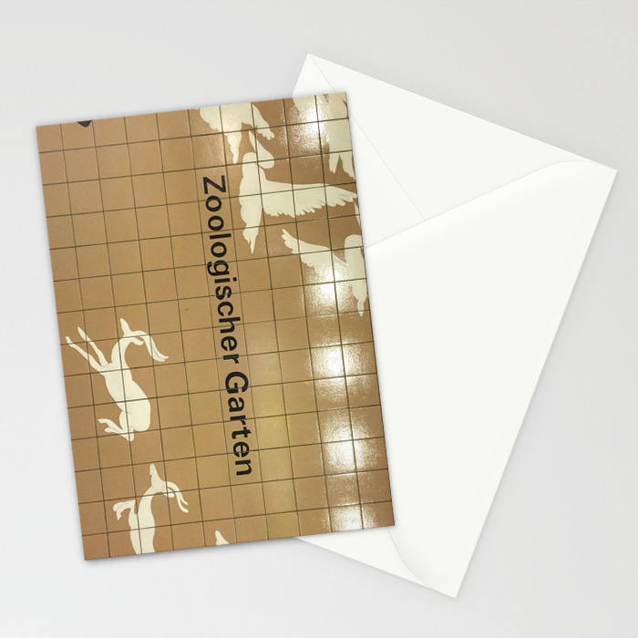 Berlin U Bahn Memories Zoologischer Garten Stationery Cards By