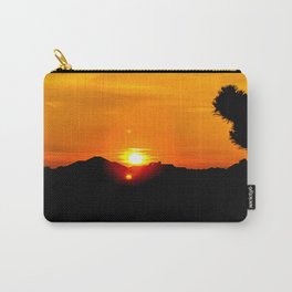 Sunset with Orange Sky Carry-All Pouch