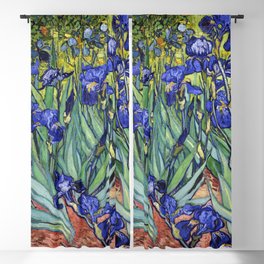 Irises by Vincent van Gogh Blackout Curtain