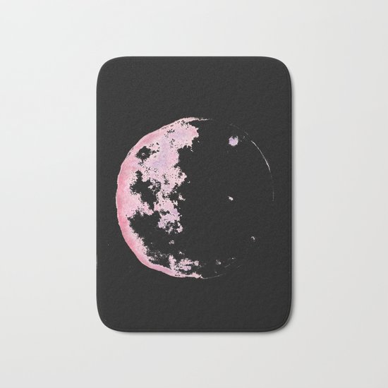 pink moon 02 Bath Mat