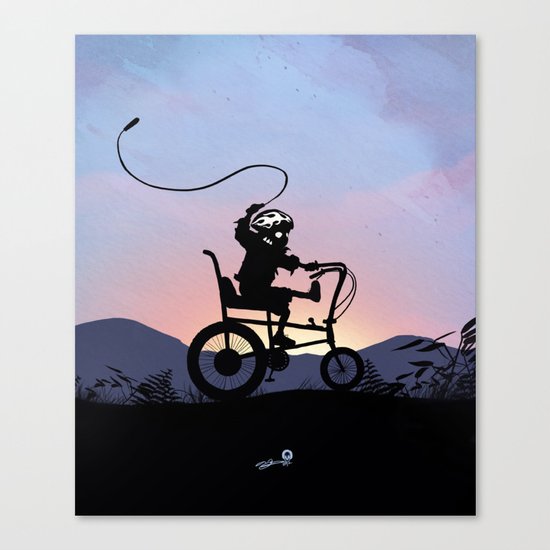 Ghost Rider Kid Canvas Print