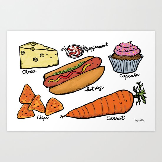 Happy Helpings Art Print