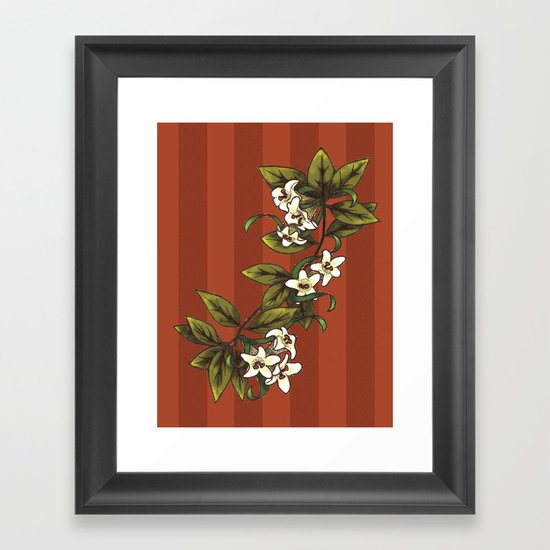 Vintage Flower (1) Framed Art Print