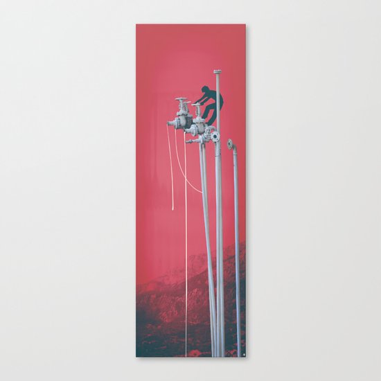 Drooling Machine Canvas Print