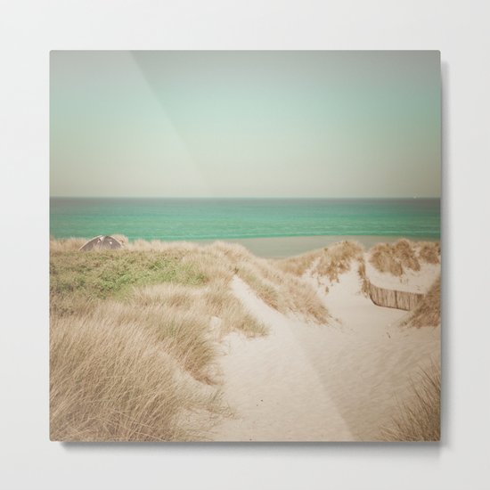 Beach dune miniature 4 Metal Print