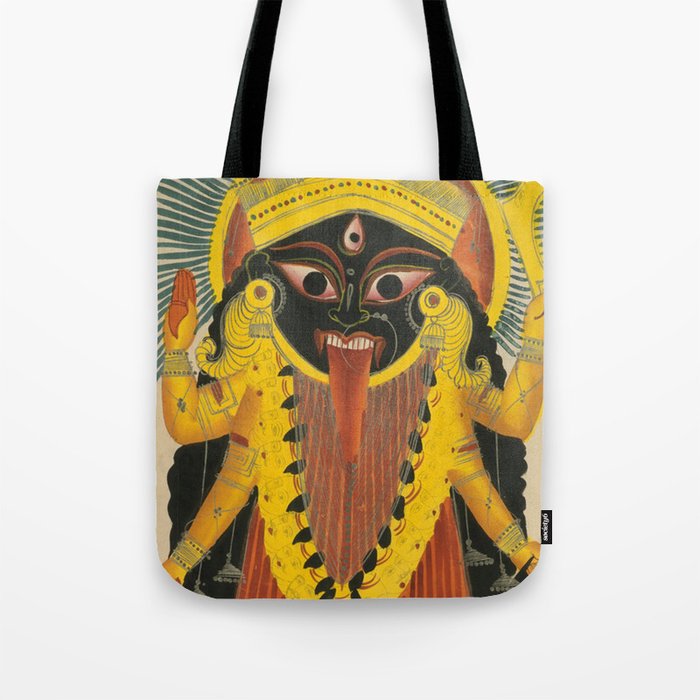 Kali Goddess Vintage Tote Bag