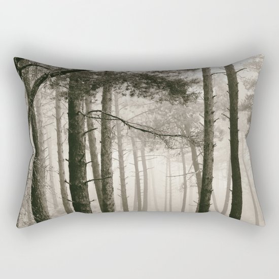 "Wandering". Into the woods.... Rectangular Pillow