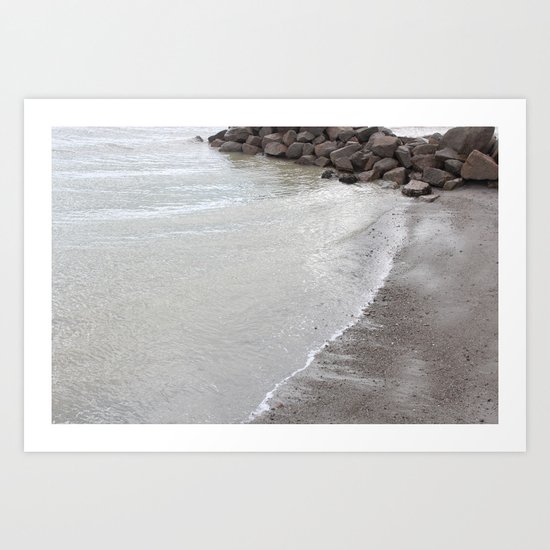 The ocean Art Print