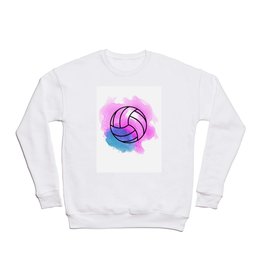 Volleyball Watercolor Crewneck Sweatshirt