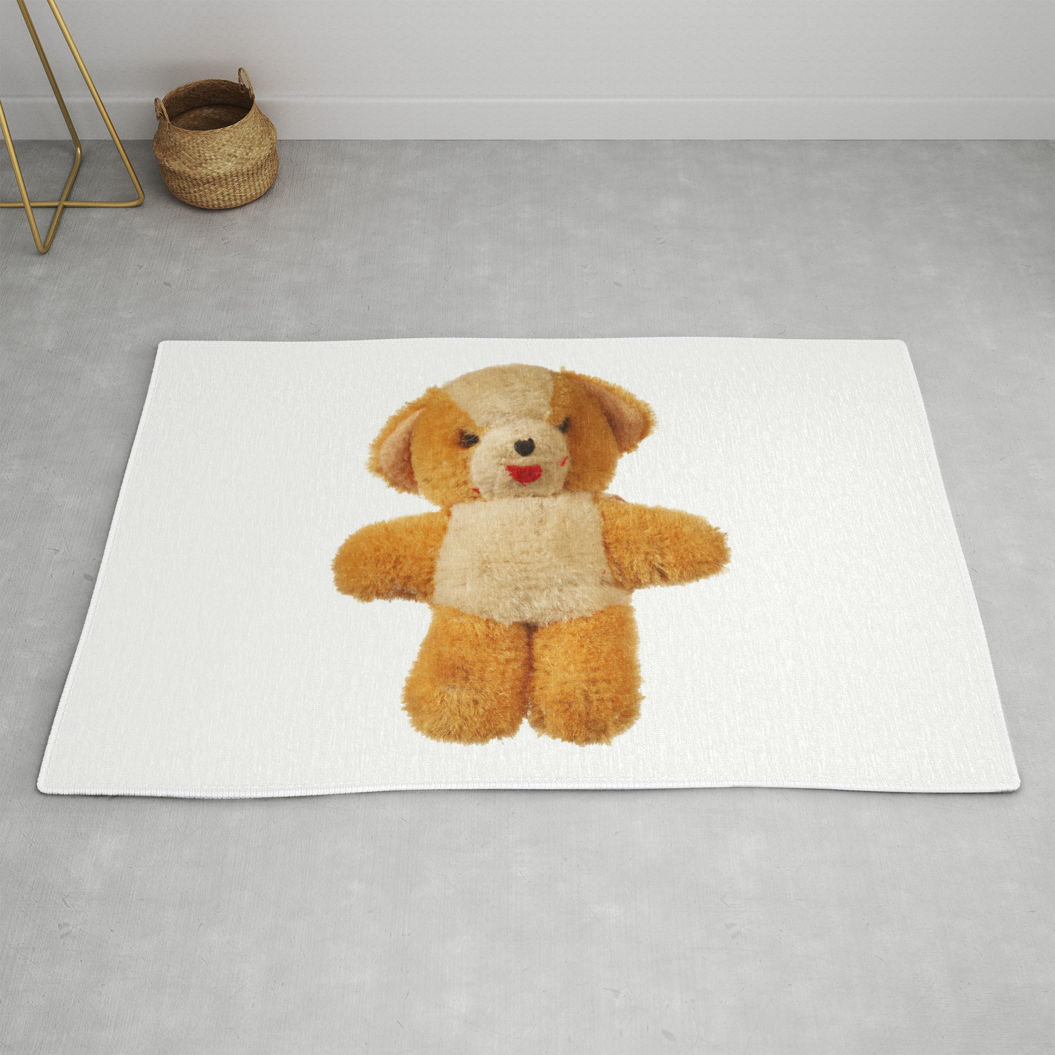 teddy bear rug