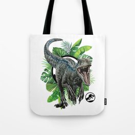 Velociraptor Blue! Tote Bag