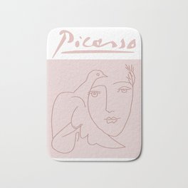 Picasoo - Dove Of Peace Bath Mat