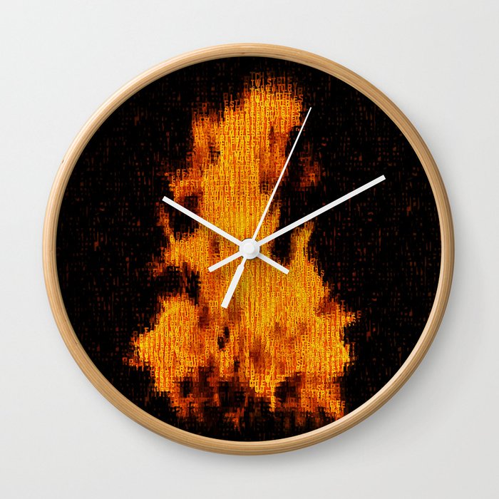 firestarter Wall Clock