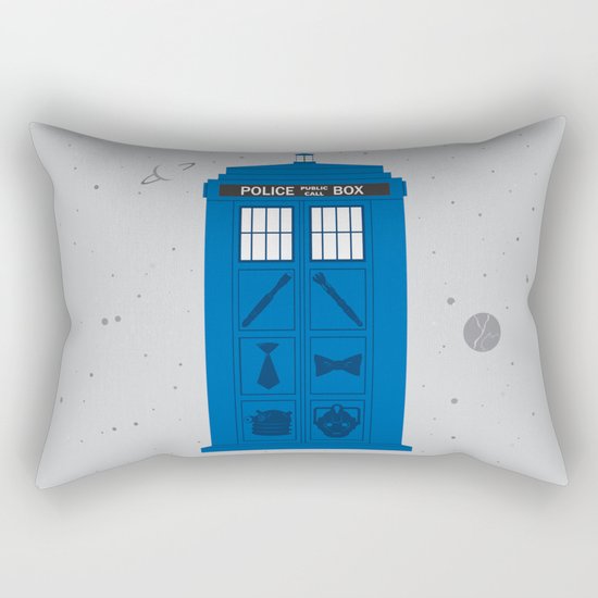The Tardis Got Some Ink Rectangular Pillow