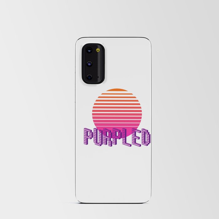 Purpled Android Card Case