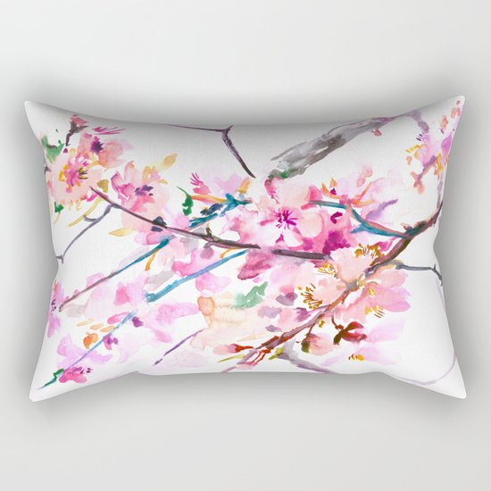 Cherry Blossom Rectangular Pillow