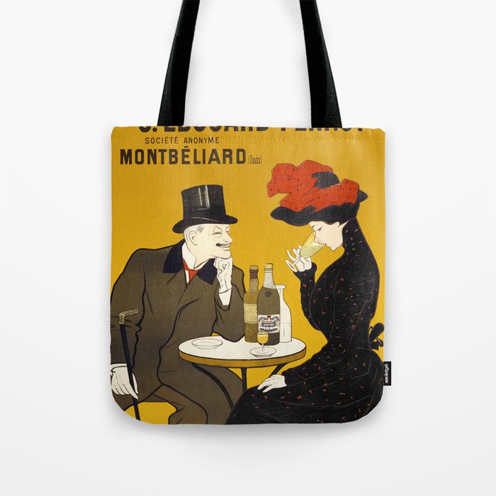 Man and Woman At A Cafe Tote Bag