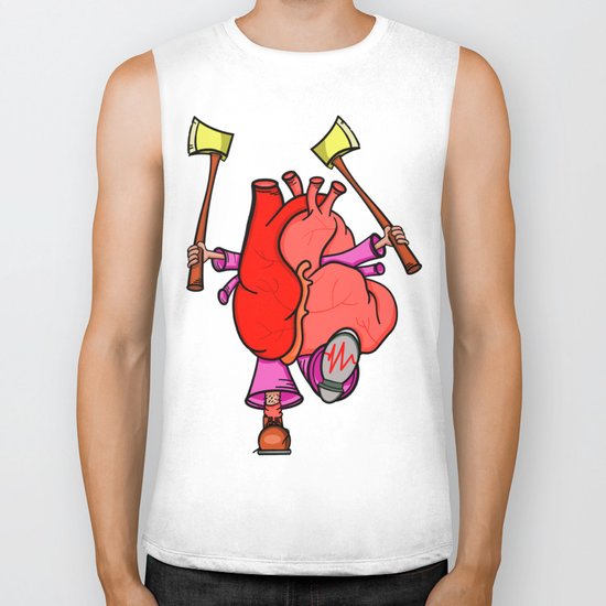 Heart Attack Biker Tank