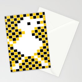 Chick in pixel art 1 Stationery Card