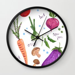 Veggies Wall Clock