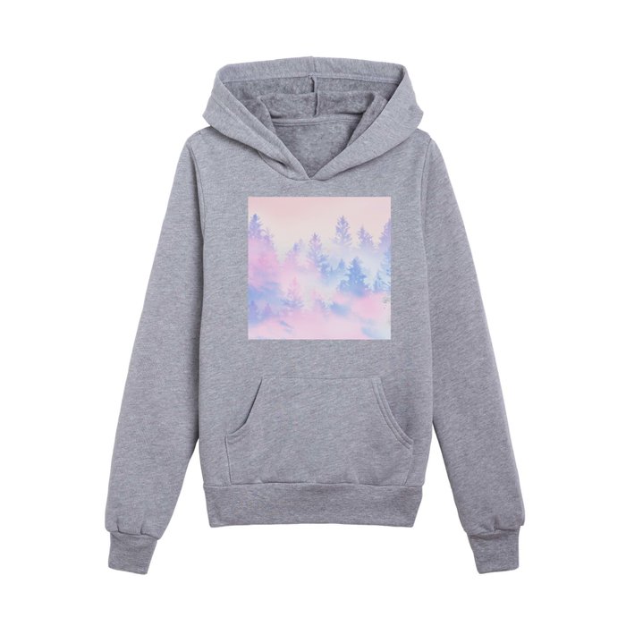 Pastel Forest Dream #3 #decor #art #Society6 Kids Pullover Hoodie