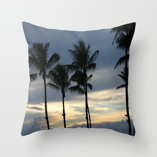 Maui: Sunset Throw Pillow