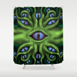 Lovecraftian Pattern Shower Curtain