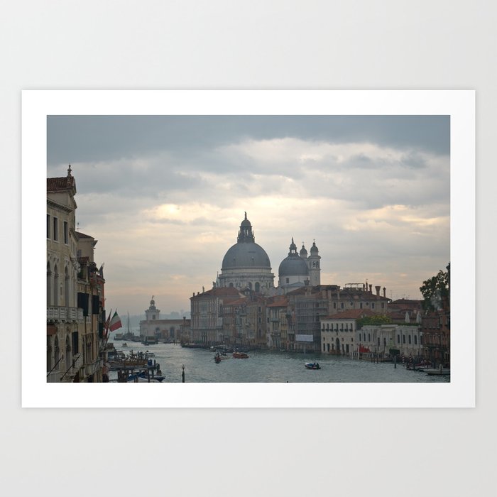East from Accademia, Venice  Art Print