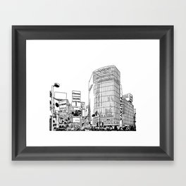 Tokyo - Shibuya Framed Art Print