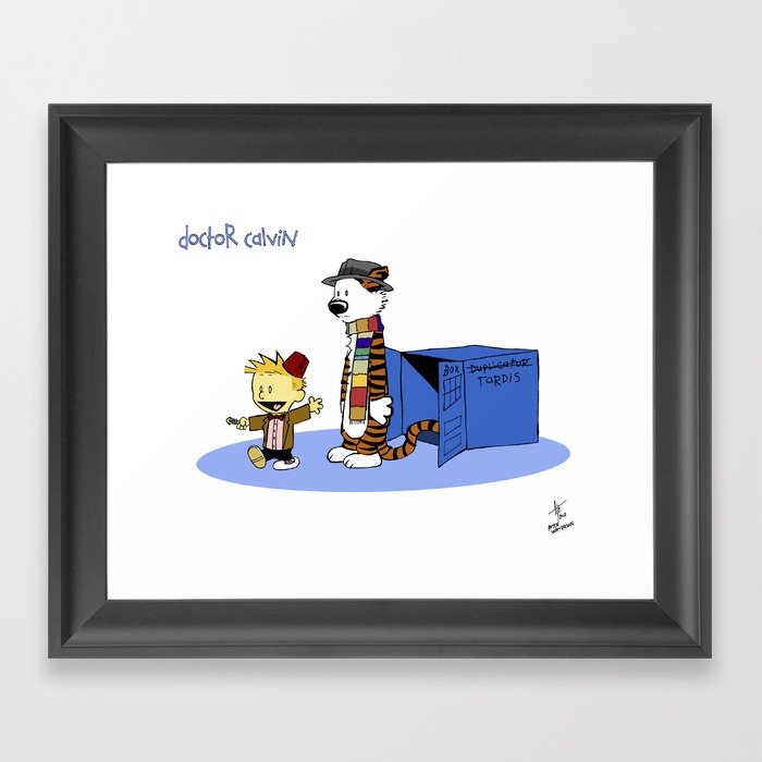 Doctor Calvin Framed Art Print