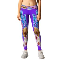 Combination of Orchids (1) Leggings | Ilovecreatingart, Psp2020Ultimate, Original, Orchids, Colorful, Bluehues, Redhues, Pink, Purplehues, Yellowhues 