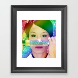 ORen Ishii Rainbow Katana Framed Art Print
