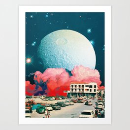 Moon Trips Art Print