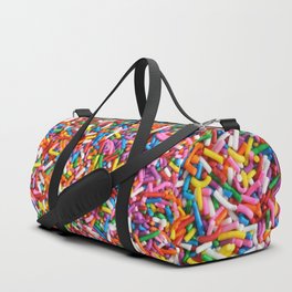 Rainbow Sprinkles Sweet Candy Colorful Duffle Bag