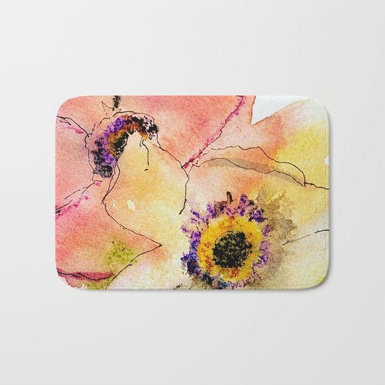 miracle flowers Bath Mat